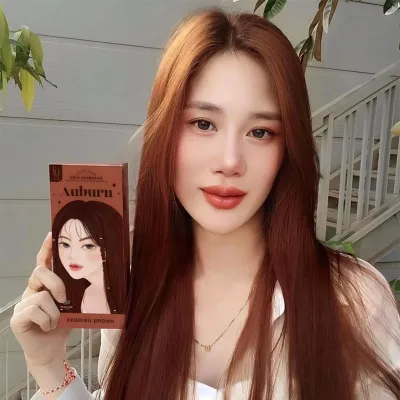 Kota Cosmetics Color Cream Auburn Hair Color Reddish Brown 150ml	